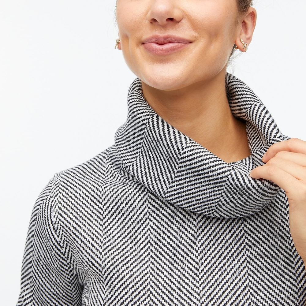 🆕 J Crew Long-sleeve funnelneck pullover sweater